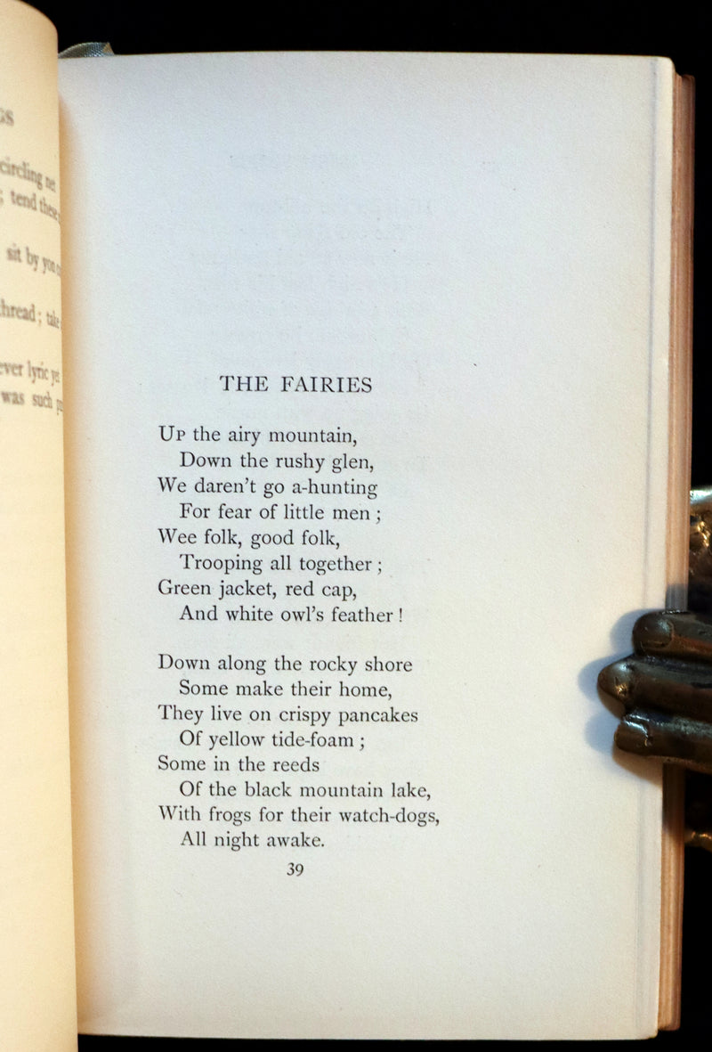 1912 Rare Book Bound by Sangorski - The FAIRIES and other Poems by William Allingham.
