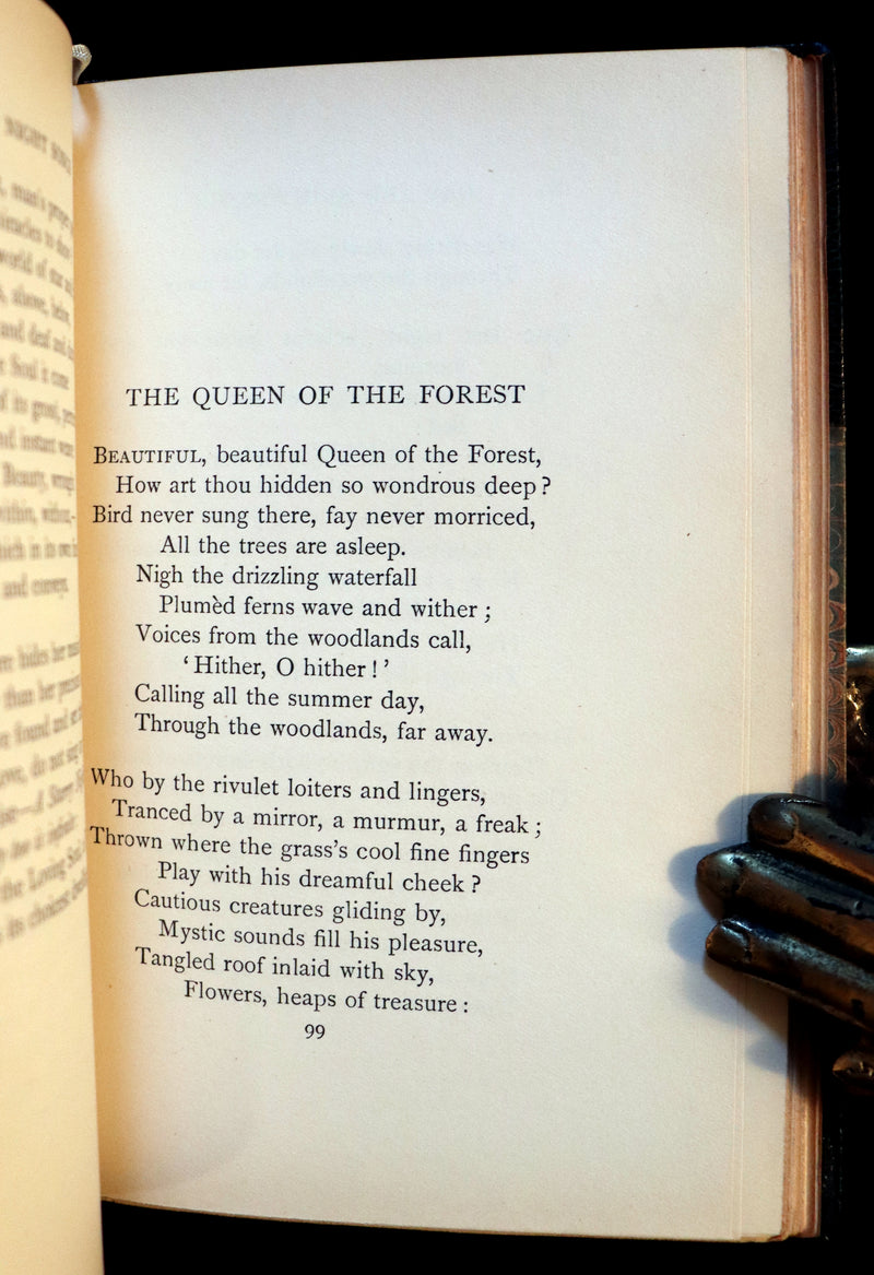 1912 Rare Book Bound by Sangorski - The FAIRIES and other Poems by William Allingham.