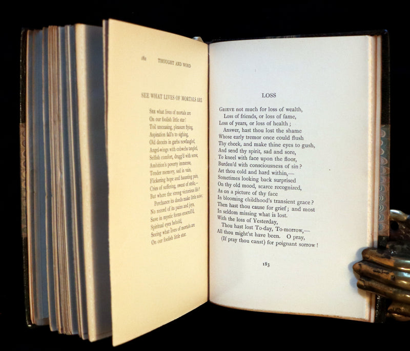 1912 Rare Book Bound by Sangorski - The FAIRIES and other Poems by William Allingham.