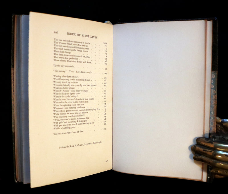 1912 Rare Book Bound by Sangorski - The FAIRIES and other Poems by William Allingham.