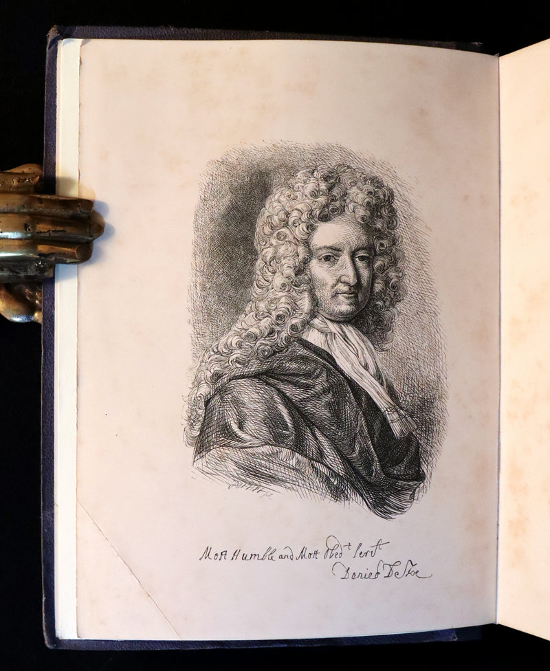 1864 Rare Book in a Beautiful Binding - THE LIFE and ADVENTURES OF ROBINSON CRUSOE.