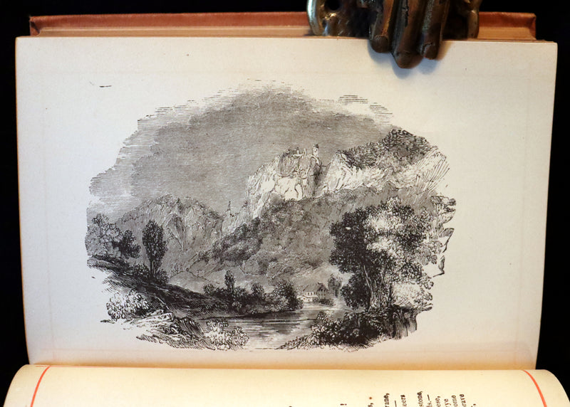 1880 Scarce Victorian Book - The POETS of AMERICA With Explanatory Notes by George B. Cheever.