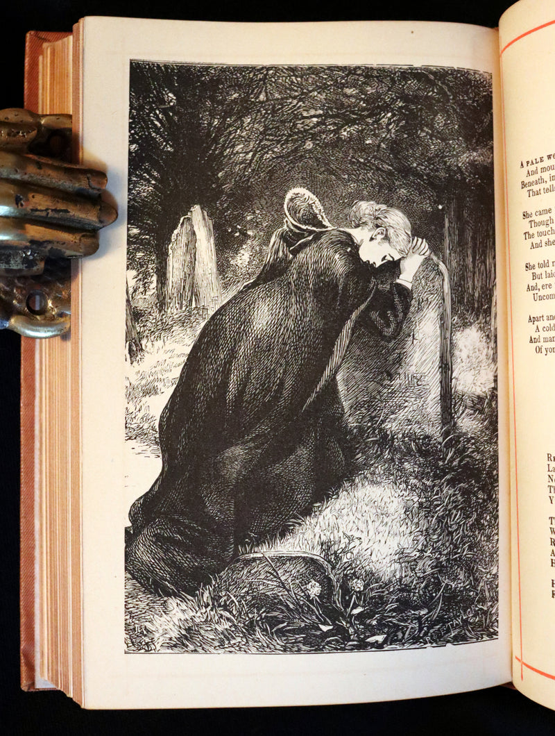 1880 Scarce Victorian Book - The POETS of AMERICA With Explanatory Notes by George B. Cheever.