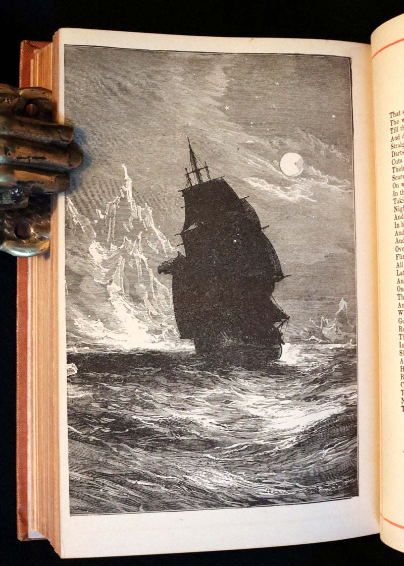 1880 Scarce Victorian Book - The POETS of AMERICA With Explanatory Notes by George B. Cheever.