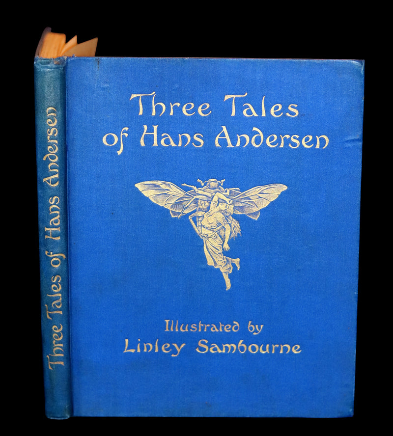 1910 Rare First Edition - Three Tales of Hans Andersen illustrated by Linley Sambourne.