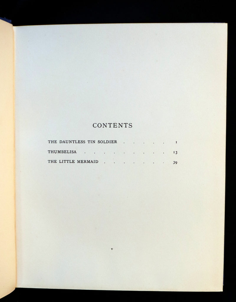 1910 Rare First Edition - Three Tales of Hans Andersen illustrated by Linley Sambourne.