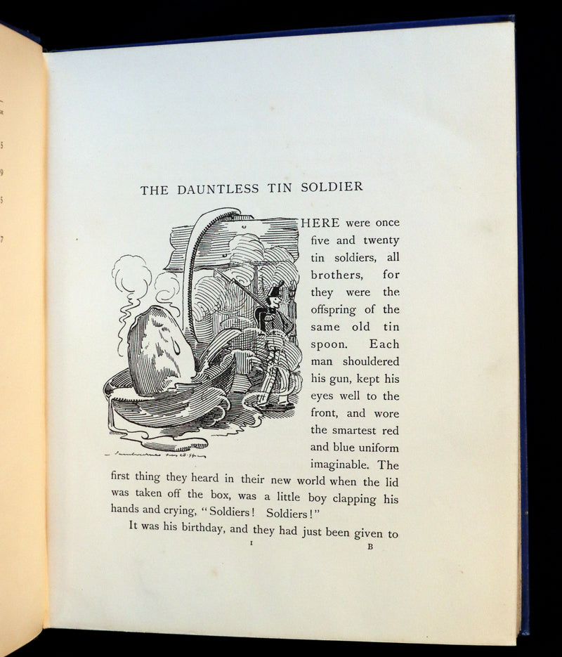 1910 Rare First Edition - Three Tales of Hans Andersen illustrated by Linley Sambourne.