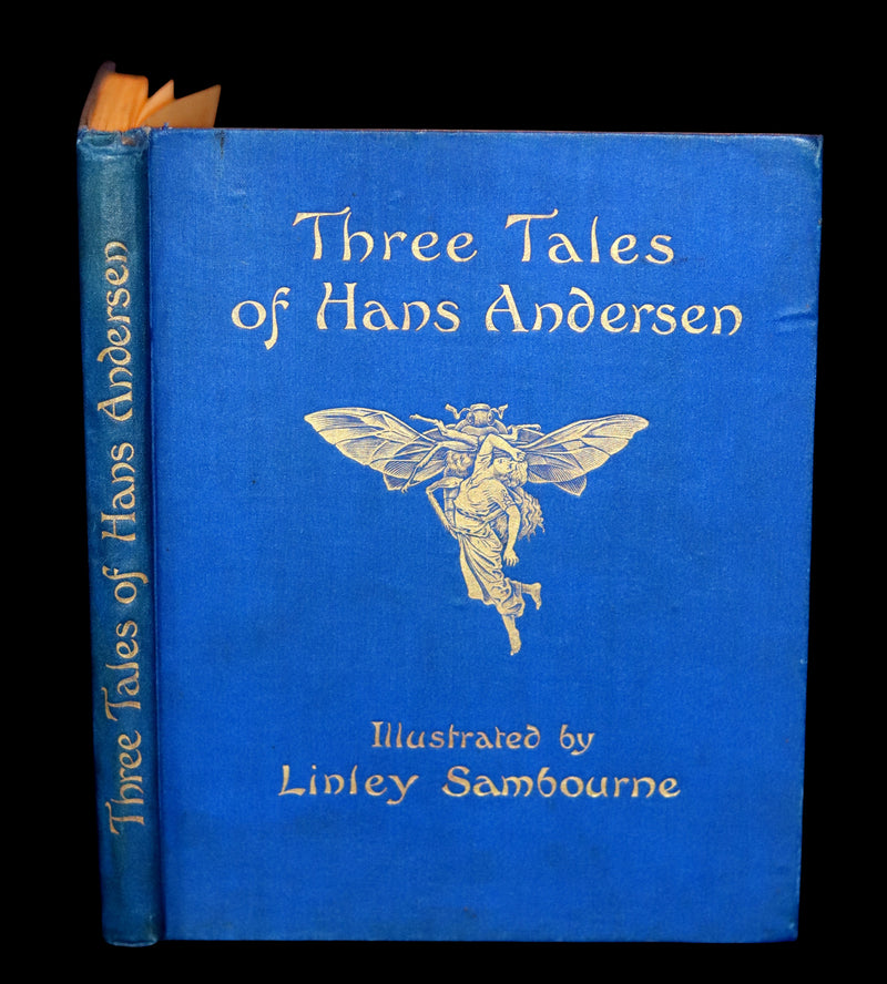 1910 Rare First Edition - Three Tales of Hans Andersen illustrated by Linley Sambourne.