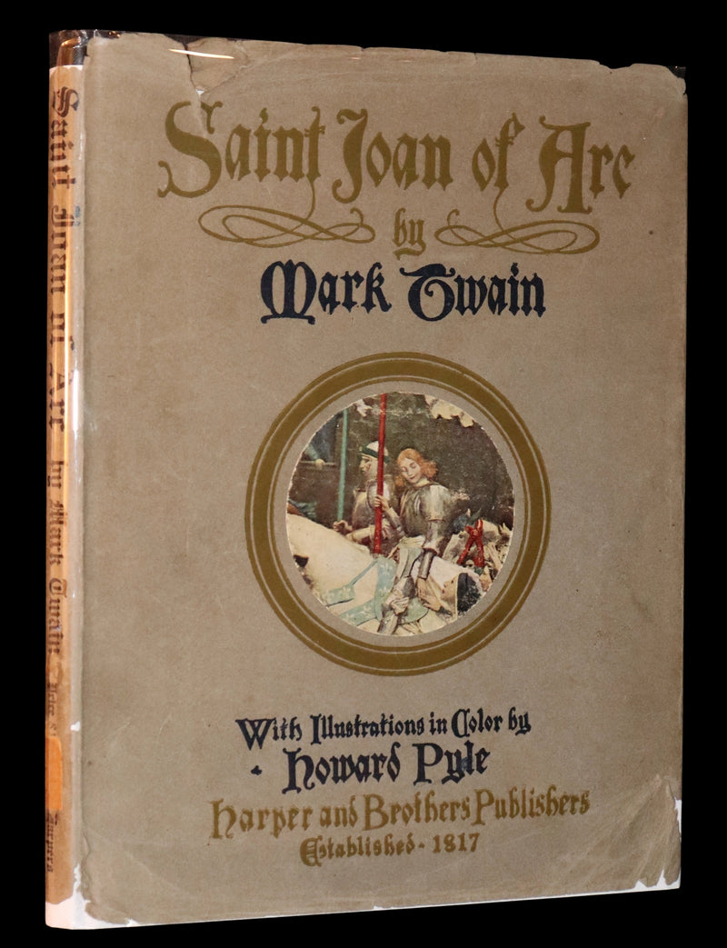 1919 Rare First Edition - Mark Twain Saint Joan of Arc illustrated by Howard Pyle.