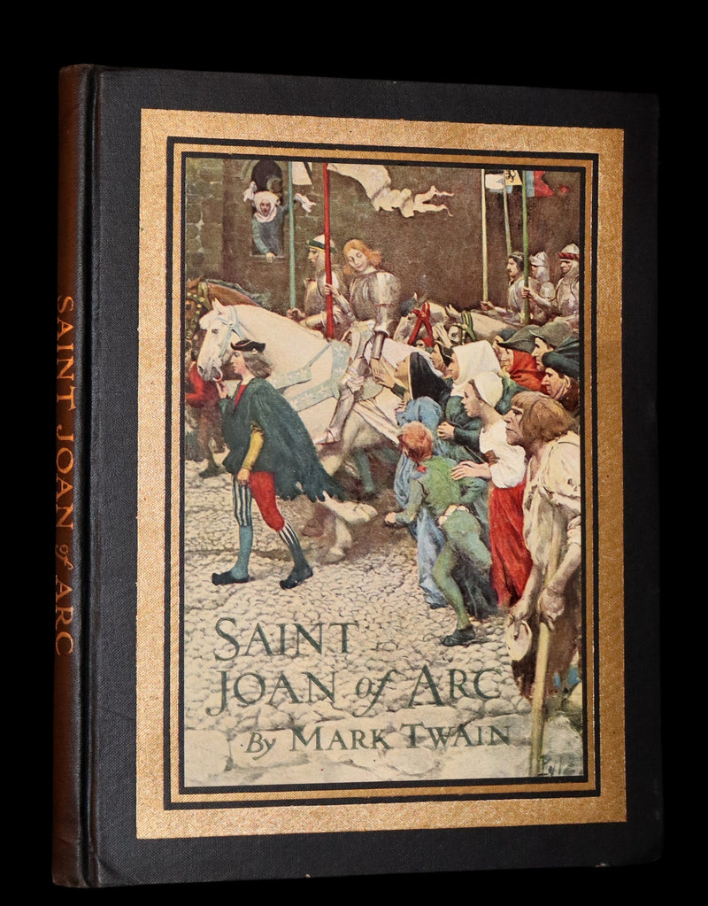 1919 Rare First Edition - Mark Twain Saint Joan of Arc illustrated by Howard Pyle.