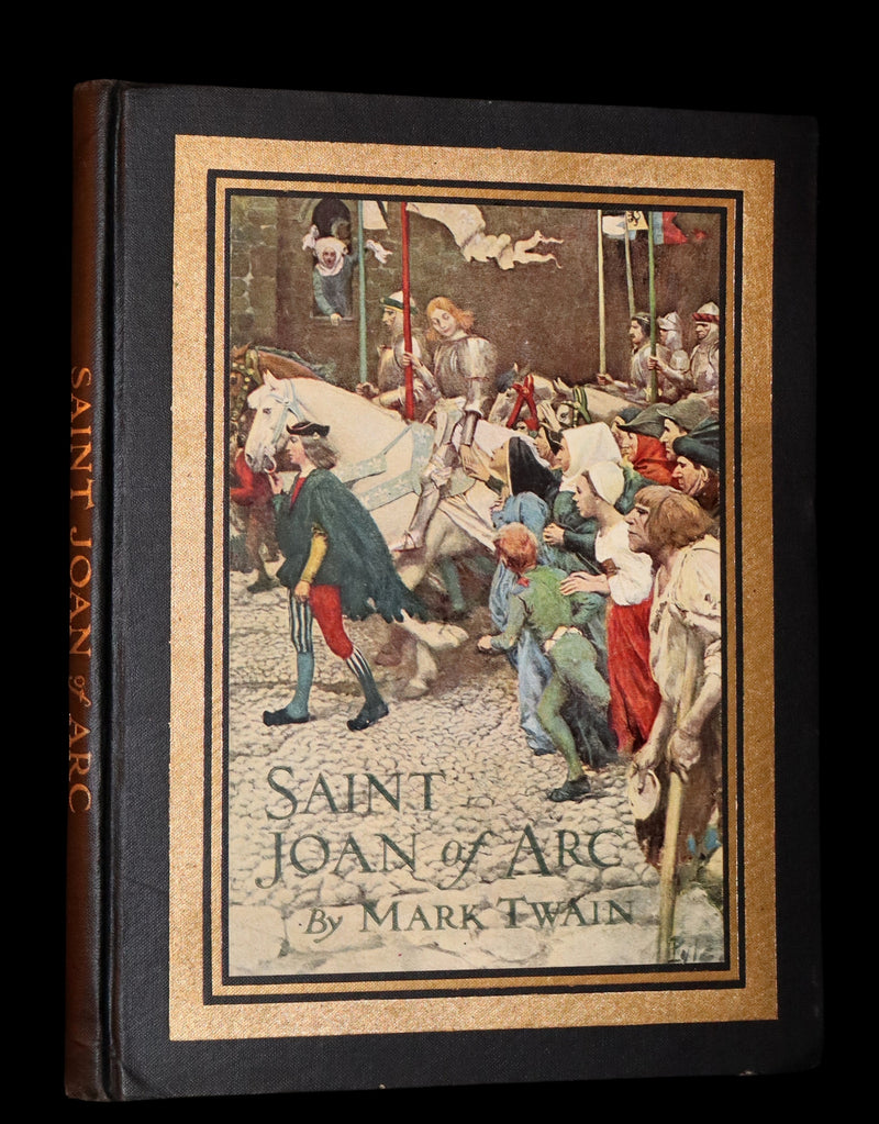 1919 Rare First Edition - Mark Twain Saint Joan of Arc illustrated by Howard Pyle.