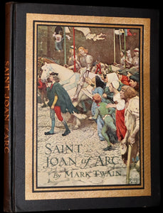1919 Rare First Edition - Mark Twain Saint Joan of Arc illustrated by Howard Pyle.