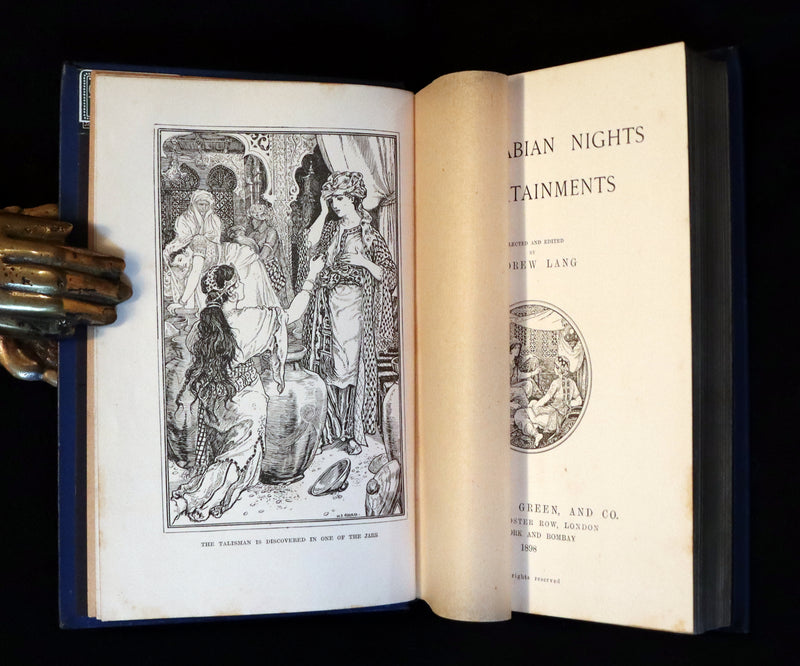 1898 Rare First Edition - THE ARABIAN NIGHTS by Andrew Lang. Illustrated.