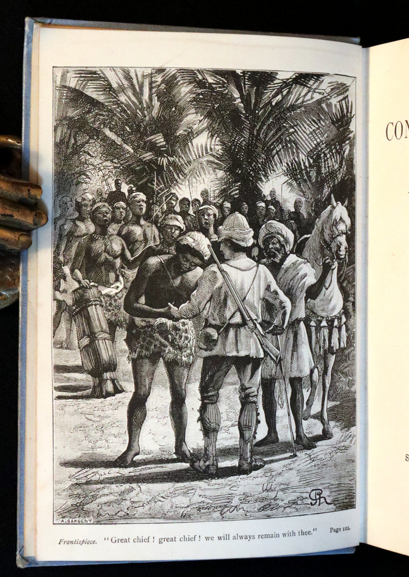 1894 Rare Book - The CONQUEST of the MOON by Andre Laurie, Jules Verne's collaborator.