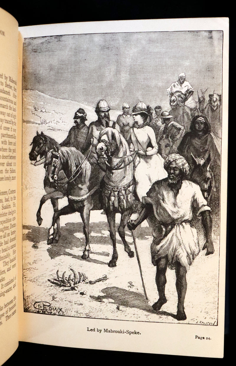 1894 Rare Book - The CONQUEST of the MOON by Andre Laurie, Jules Verne's collaborator.