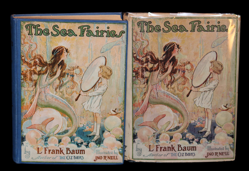 1937 Rare Oz Book - The SEA FAIRIES by L. Frank Baum, Illustrated by JNO R. Neill.