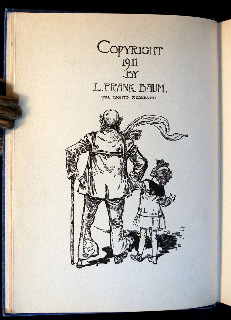 1937 Rare Oz Book - The SEA FAIRIES by L. Frank Baum, Illustrated by JNO R. Neill.