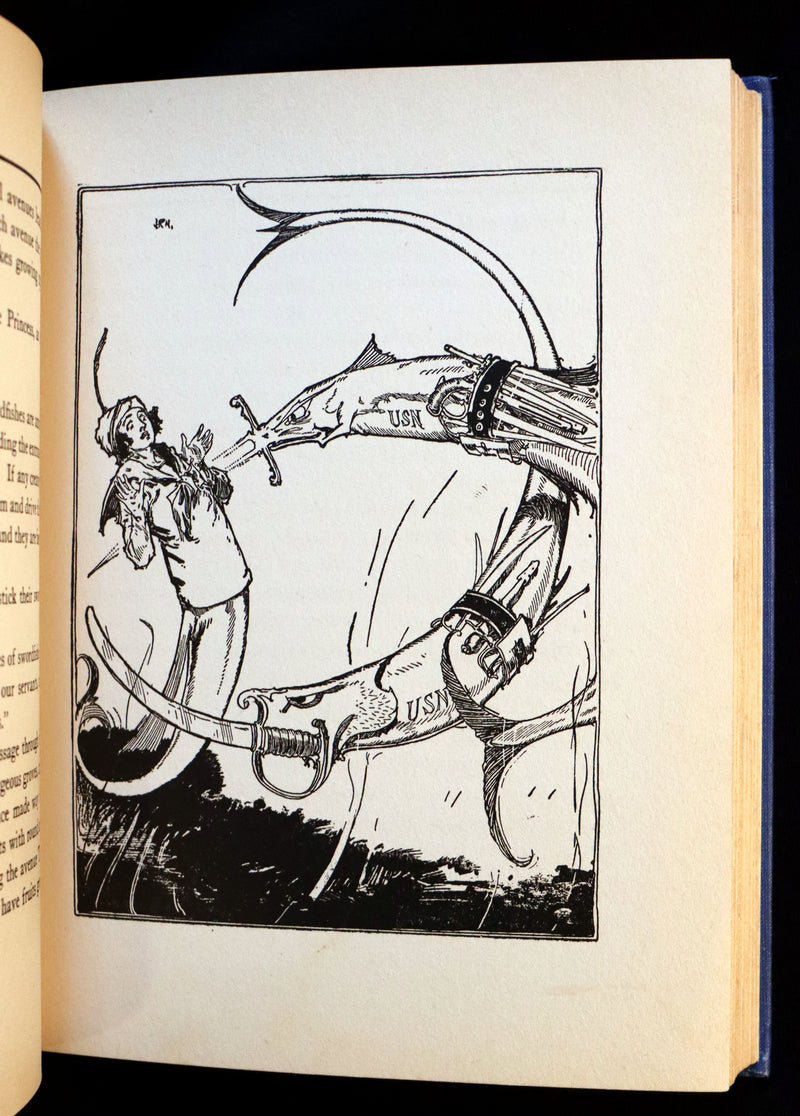 1937 Rare Oz Book - The SEA FAIRIES by L. Frank Baum, Illustrated by JNO R. Neill.