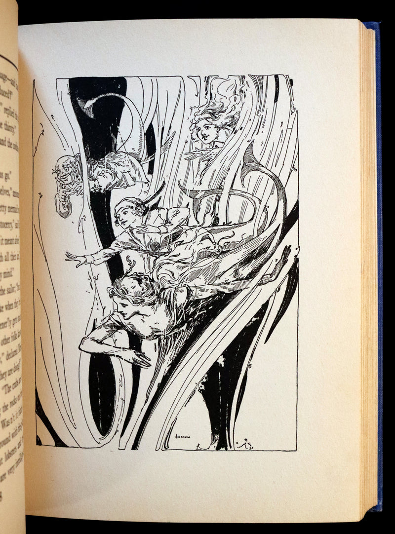 1937 Rare Oz Book - The SEA FAIRIES by L. Frank Baum, Illustrated by JNO R. Neill.