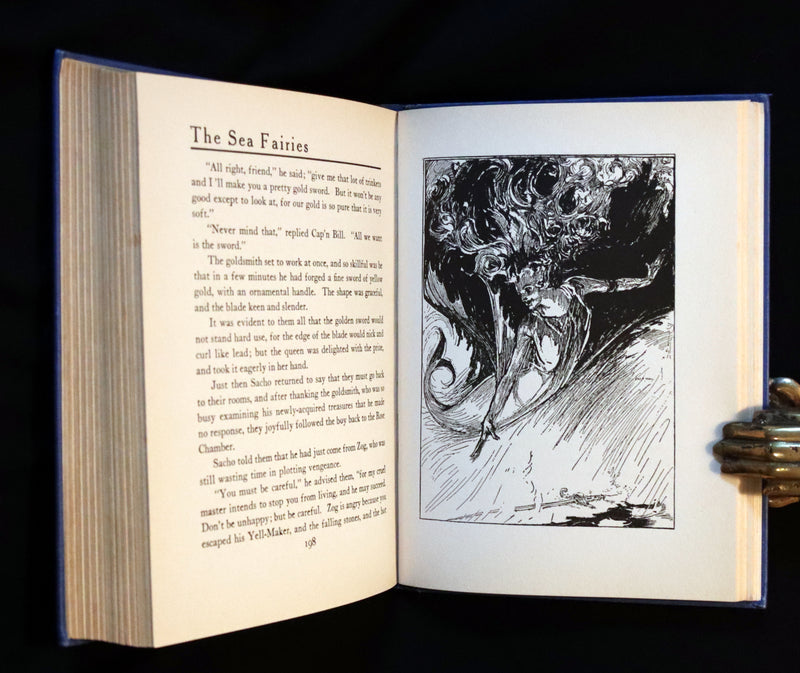 1937 Rare Oz Book - The SEA FAIRIES by L. Frank Baum, Illustrated by JNO R. Neill.
