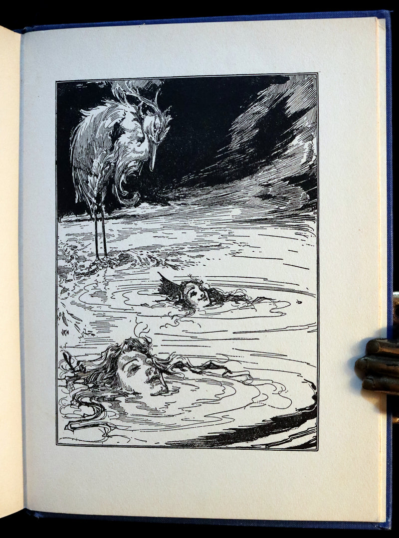 1937 Rare Oz Book - The SEA FAIRIES by L. Frank Baum, Illustrated by JNO R. Neill.