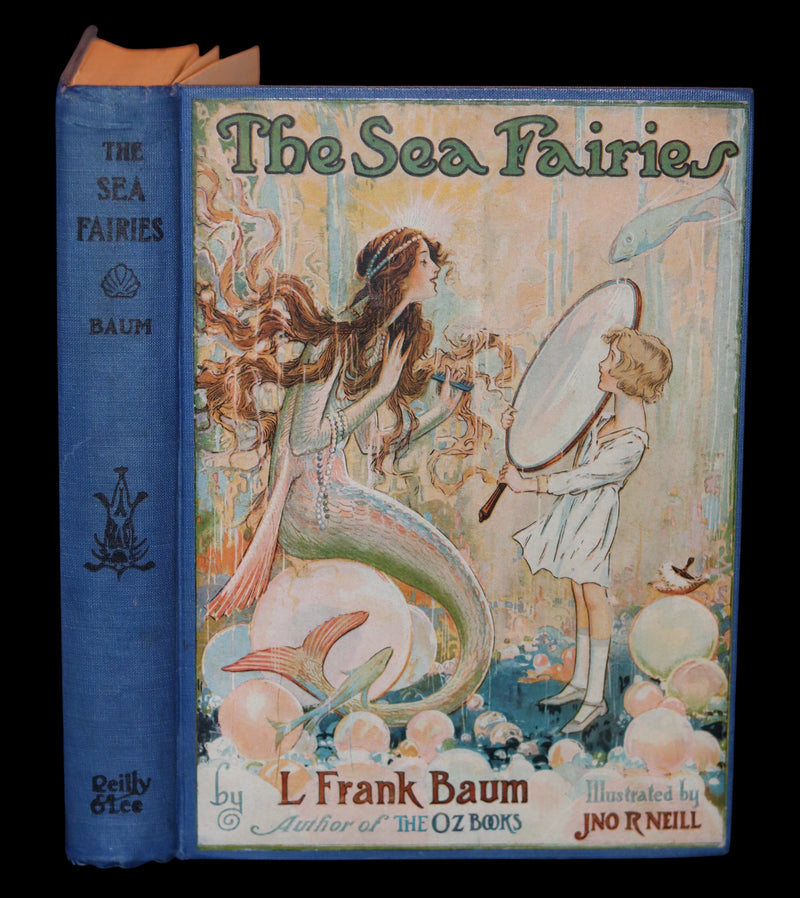 1937 Rare Oz Book - The SEA FAIRIES by L. Frank Baum, Illustrated by JNO R. Neill.