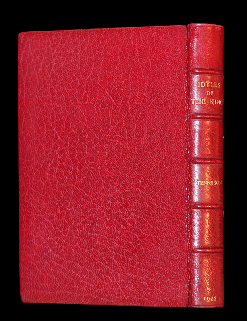 1922 Beautiful Bayntun Binding - Legend of King Arthur - The Holy Grail - Idylls of the King by Tennyson.