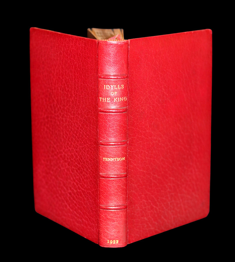 1922 Beautiful Bayntun Binding - Legend of King Arthur - The Holy Grail - Idylls of the King by Tennyson.