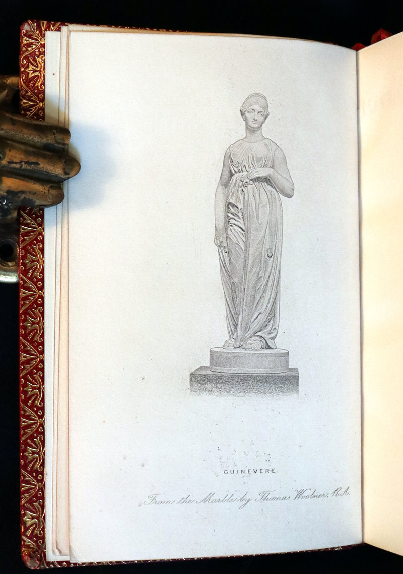 1922 Beautiful Bayntun Binding - Legend of King Arthur - The Holy Grail - Idylls of the King by Tennyson.