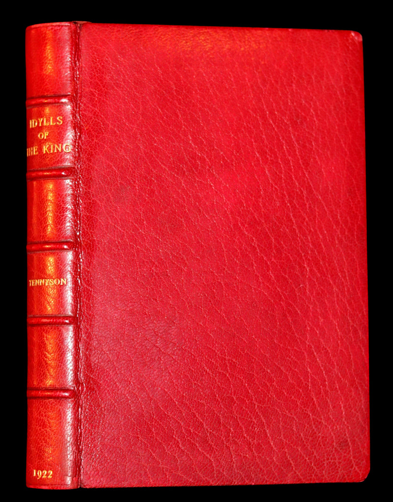 1922 Beautiful Bayntun Binding - Legend of King Arthur - The Holy Grail - Idylls of the King by Tennyson.