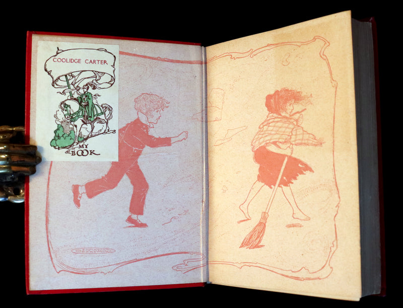 1909 Rare Book - AT THE BACK OF THE NORTH WIND. First Edition illustrated by Maria L. Kirk.