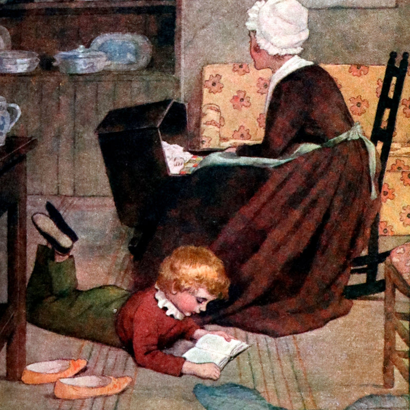 1909 Rare Book - AT THE BACK OF THE NORTH WIND. First Edition illustrated by Maria L. Kirk.