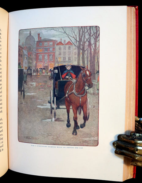 1909 Rare Book - AT THE BACK OF THE NORTH WIND. First Edition illustrated by Maria L. Kirk.