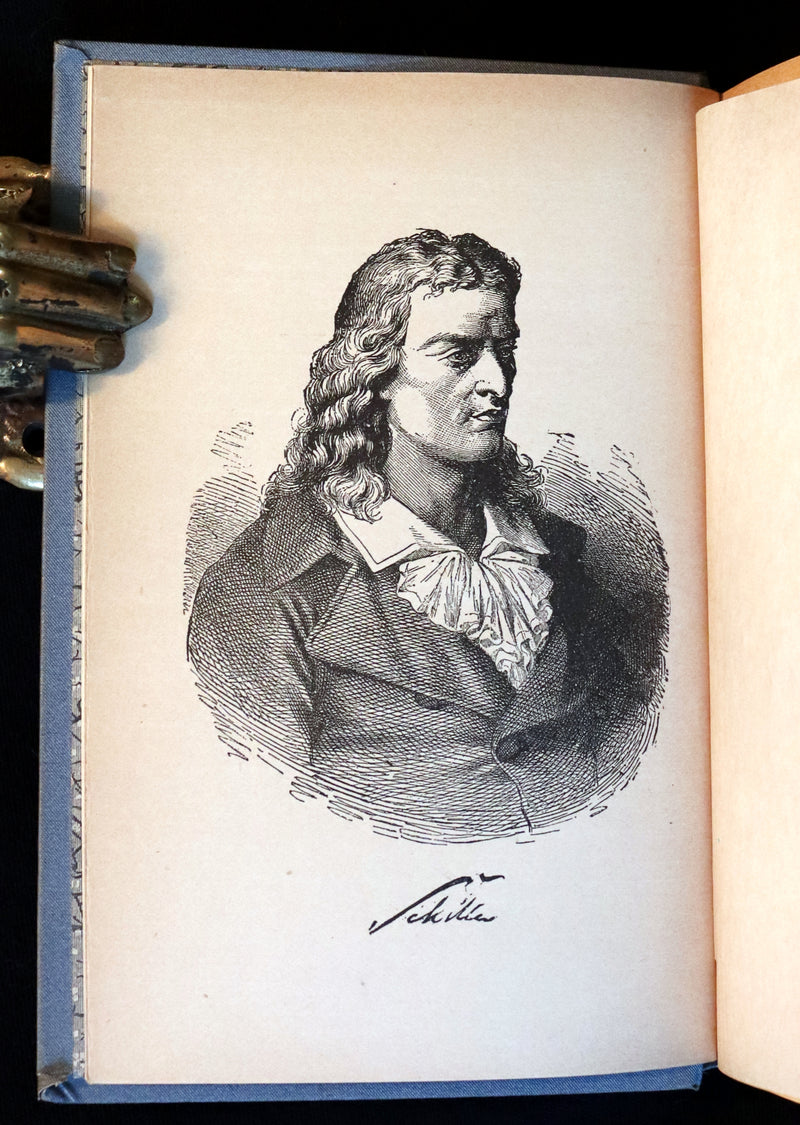 1890 Rare Victorian Book - The Poems of Johann Christoph Friedrich (von) SCHILLER. Illustrated.