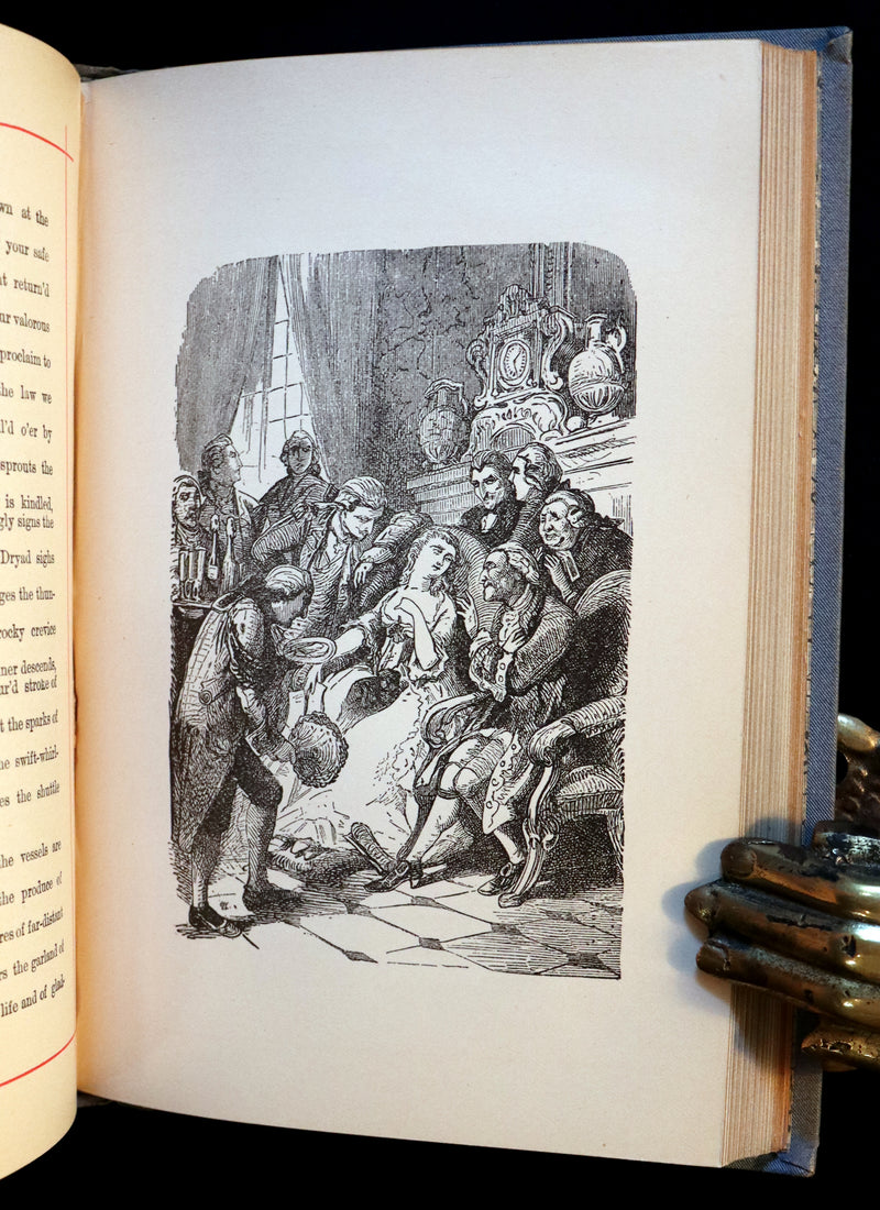 1890 Rare Victorian Book - The Poems of Johann Christoph Friedrich (von) SCHILLER. Illustrated.