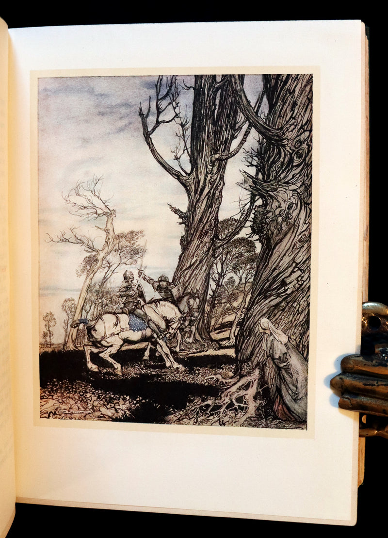 1917 Rare 1st Edition - ROMANCE of KING ARTHUR and His KNIGHTS of the Round Table illustrated by RACKHAM.