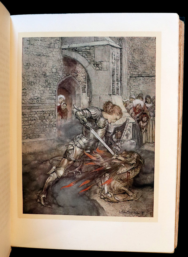 1917 Rare 1st Edition - ROMANCE of KING ARTHUR and His KNIGHTS of the Round Table illustrated by RACKHAM.