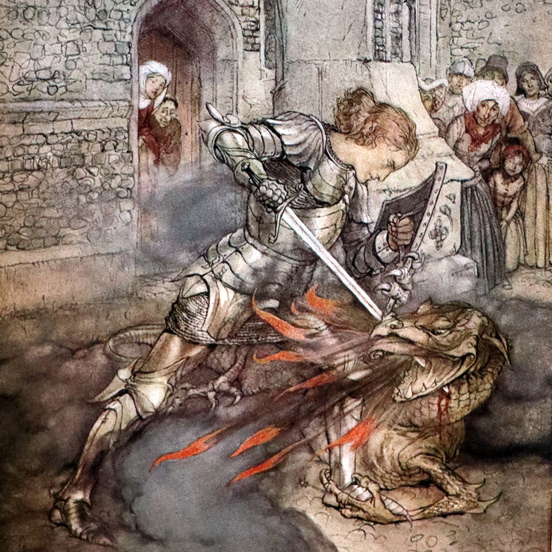 1917 Rare 1st Edition - ROMANCE of KING ARTHUR and His KNIGHTS of the Round Table illustrated by RACKHAM.