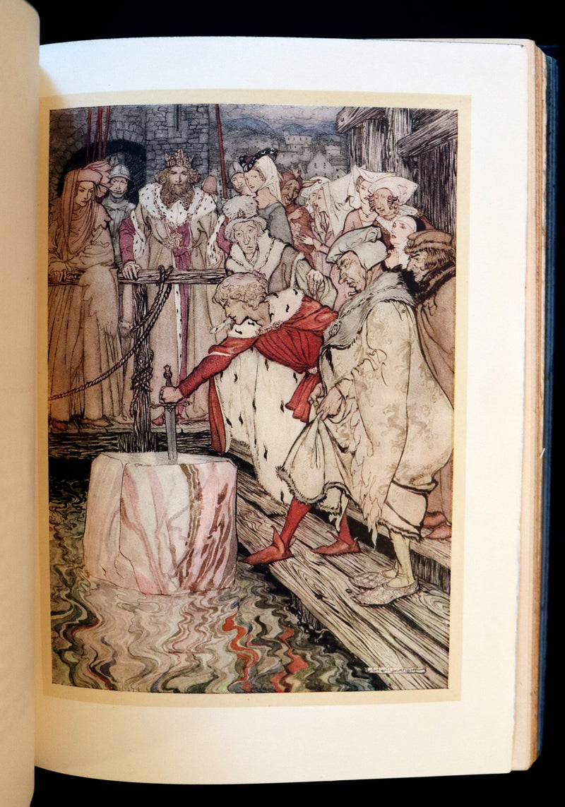 1917 Rare 1st Edition - ROMANCE of KING ARTHUR and His KNIGHTS of the Round Table illustrated by RACKHAM.