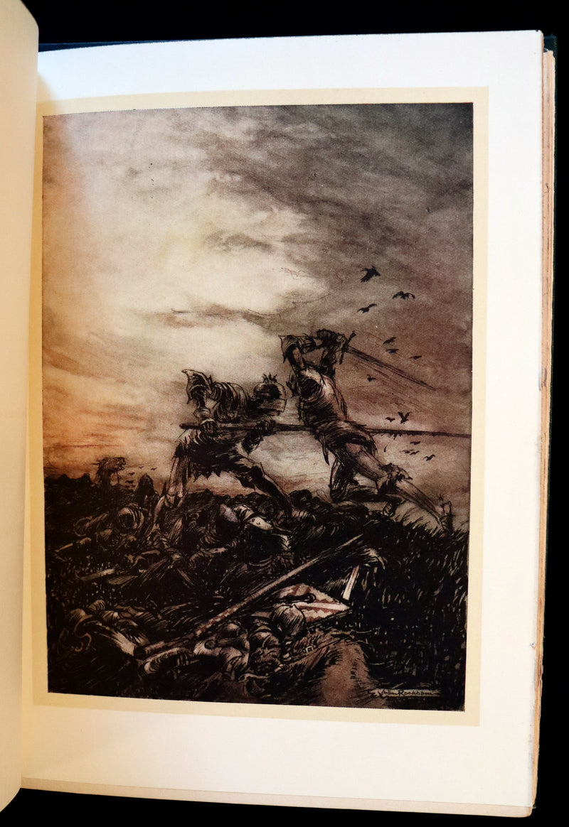1917 Rare 1st Edition - ROMANCE of KING ARTHUR and His KNIGHTS of the Round Table illustrated by RACKHAM.