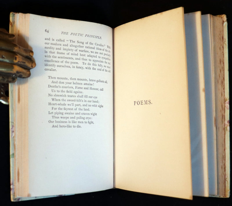 1892 Rare Victorian Book - Poems by Edgar Allan POE (The Raven, Lenore, Ulalume, ...).