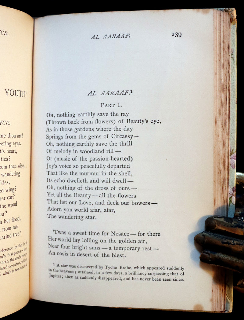 1892 Rare Victorian Book - Poems by Edgar Allan POE (The Raven, Lenore, Ulalume, ...).