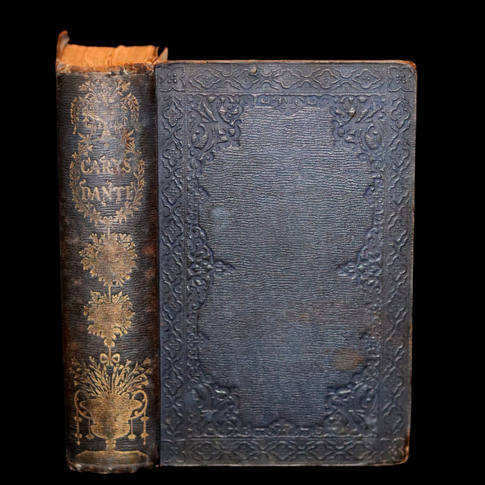 1860 Rare Book - The VISION, or HELL, PURGATORY, and PARADISE of Dante Alighieri.