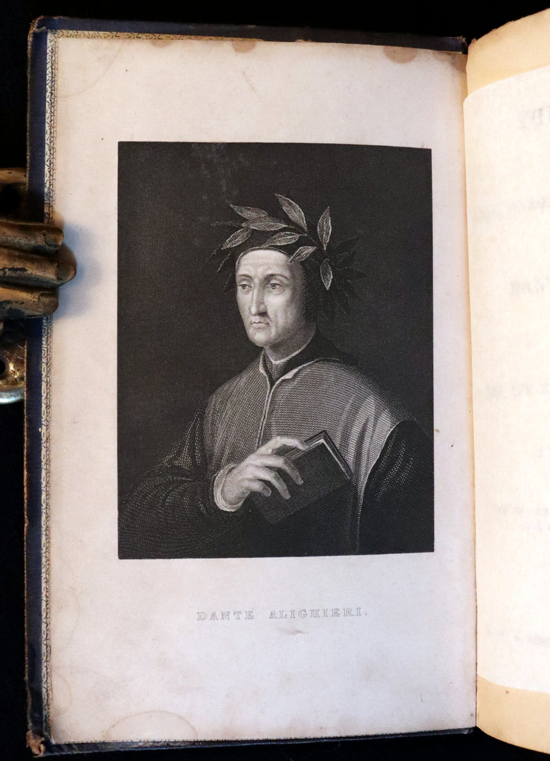 1860 Rare Book - The VISION, or HELL, PURGATORY, and PARADISE of Dante Alighieri.