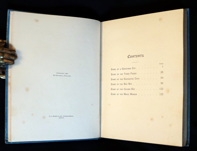 1890 Scarce First Edition Book - Return of the Fairies by Charles J. Bellamy Illustrated by Charles W. Reed.