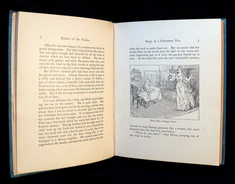 1890 Scarce First Edition Book - Return of the Fairies by Charles J. Bellamy Illustrated by Charles W. Reed.