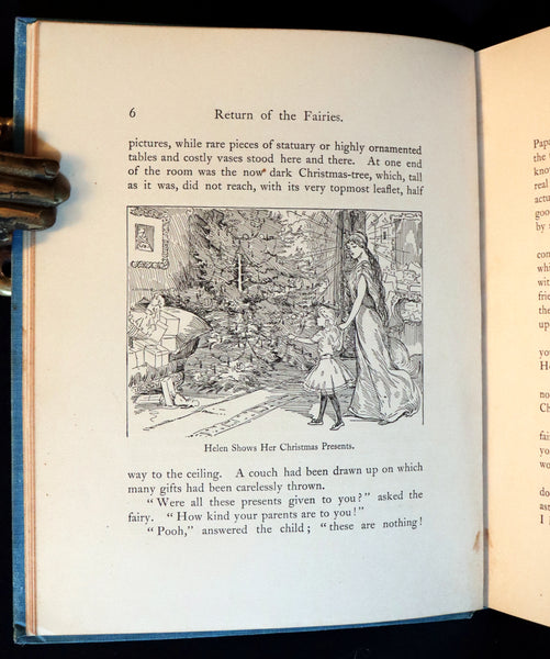 1890 Scarce First Edition Book - Return of the Fairies by Charles J. Bellamy Illustrated by Charles W. Reed.