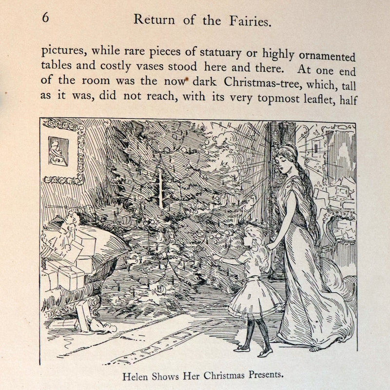 1890 Scarce First Edition Book - Return of the Fairies by Charles J. Bellamy Illustrated by Charles W. Reed.