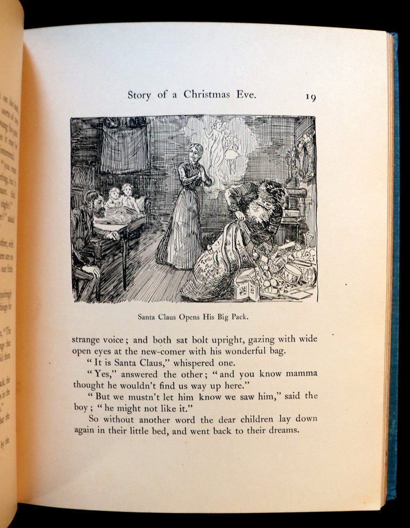 1890 Scarce First Edition Book - Return of the Fairies by Charles J. Bellamy Illustrated by Charles W. Reed.