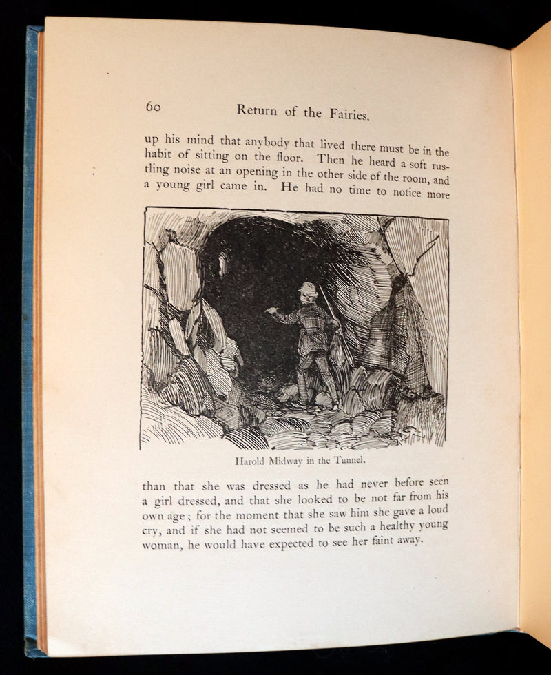 1890 Scarce First Edition Book - Return of the Fairies by Charles J. Bellamy Illustrated by Charles W. Reed.
